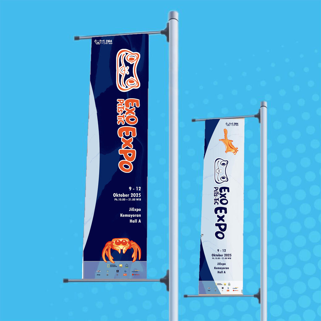 Umbul-Umbul Mockup Umbul-Umbul Mockup